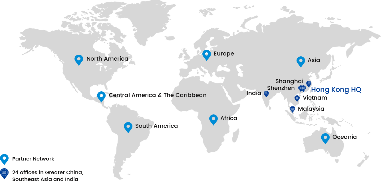Countries And Regions We Cover